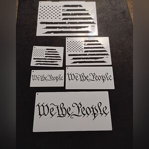 We the People Stencil Set